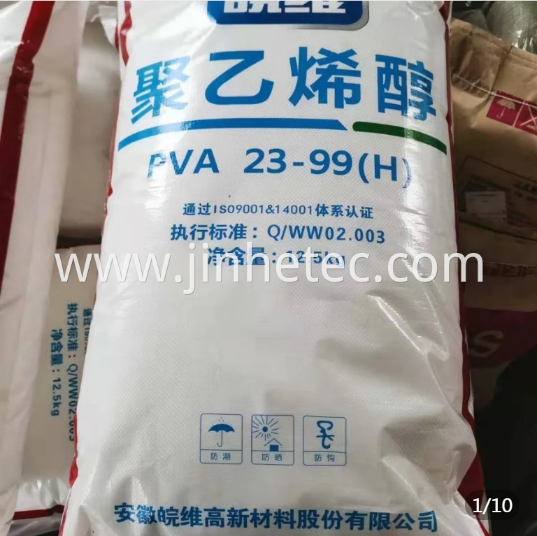 Granules Polyvinyl Alcohol Hydrolysis With High Viscosity